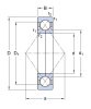 QJ 303 N2MA/P62H  подшипник SKF
