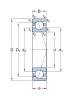 7204 BECBJ   подшипник  SKF