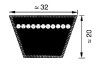 D195   ремень Optibelt VB (р.д.=5028 мм)