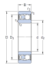 2202 E-2RS1TN9/W64F  подшипник SKF