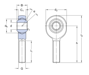 Картинка SALKB 5 F  SKF от компании «BC Industry» - SKF Шымкент, SKF Алматы. Купить подшипники SKF в Шымкенте. Купить подшипники SKF в Алматы. SKF Казахстан.