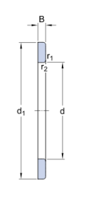 Картинка WS 81102  кольцо SKF от компании «BC Industry» - SKF Шымкент, SKF Алматы. Купить подшипники SKF в Шымкенте. Купить подшипники SKF в Алматы. SKF Казахстан.