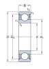 61907-2RZ/С3GJN   подшипник SKF