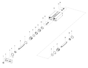 Картинка 383823 Ремкомплект DPZ - 20-P-A от компании BCIndustry