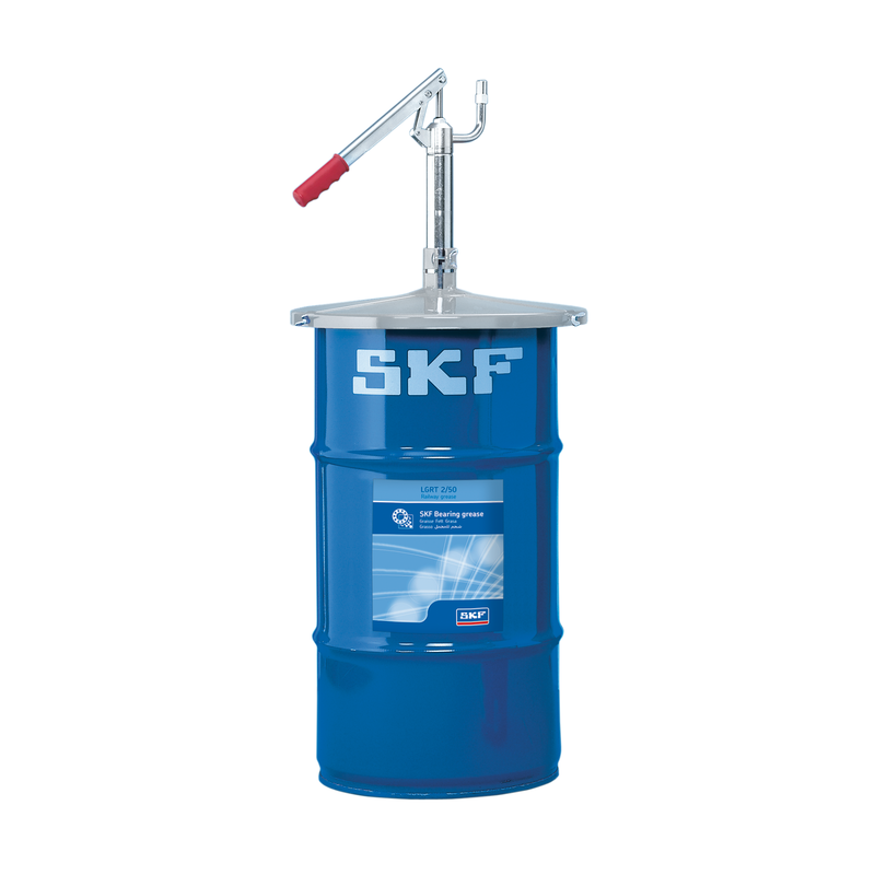 Картинка LAGF 50  Насос для пластичной смазки SKF от компании «BC Industry» - Профессиональное оборудование для обслуживания промышленных трансмиссий, подшипниковых узлов, валов, ременного привода, шкивов, валов. Инструменты монтажа и демонтажа подшипников, выверка шкивов, соосности, лазерная центровка валов - Алматы, Шымкент, Казахстан..