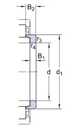 HJ 2232 EC Фасонное кольцо SKF от компании «BC Industry» Картинка HJ 2232 EC Фасонное кольцо SKF от компании «BC Industry» - SKF Шымкент, SKF Алматы. Купить подшипники SKF в Шымкенте. Купить подшипники SKF в Алматы. SKF Казахстан.