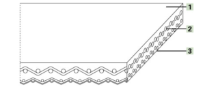 Картинка Транспортерная лента Habasit F-5EQWT 05 B= 220mm x L=1 500 mm, бесконечный flexproof от компании «BC Industry» Пищевая транспортерная лента. Пищевая лента, полотно для транспортера, конвейера, конвейерная.