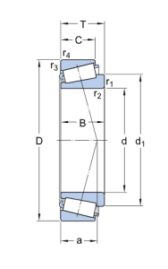 Картинка M 12649/610/Q   подшипник  SKF от компании «BC Industry» - SKF Шымкент, SKF Алматы. Купить подшипники SKF в Шымкенте. Купить подшипники SKF в Алматы. SKF Казахстан.
