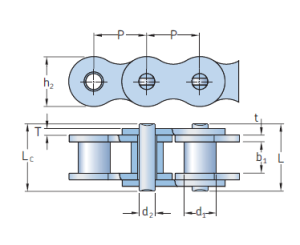 Картинка ANSI 160x2 цепь  от компании «BC Industry» - SKF Шымкент, SKF Алматы. Купить подшипники SKF в Шымкенте. Купить подшипники SKF в Алматы. SKF Казахстан.
