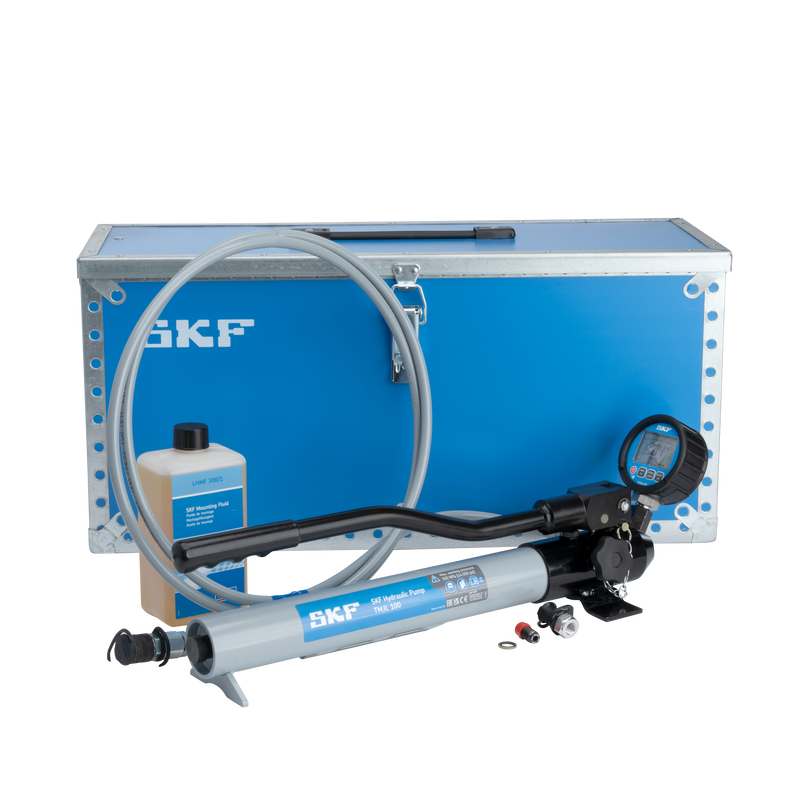Картинка TMJL 100DU   Гидронасос для гидравлических гаек HMV 92E SKF от компании «BC Industry» - Профессиональное оборудование для обслуживания промышленных трансмиссий, подшипниковых узлов, валов, ременного привода, шкивов, валов. Инструменты монтажа и демонтажа подшипников, выверка шкивов, соосности, лазерная центровка валов - Алматы, Шымкент, Казахстан..