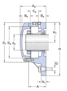 Картинка FNL 510 A  фланцевый корпус SKF от компании «BC Industry» - SKF Шымкент, SKF Алматы. Купить подшипники SKF в Шымкенте. Купить подшипники SKF в Алматы. SKF Казахстан.