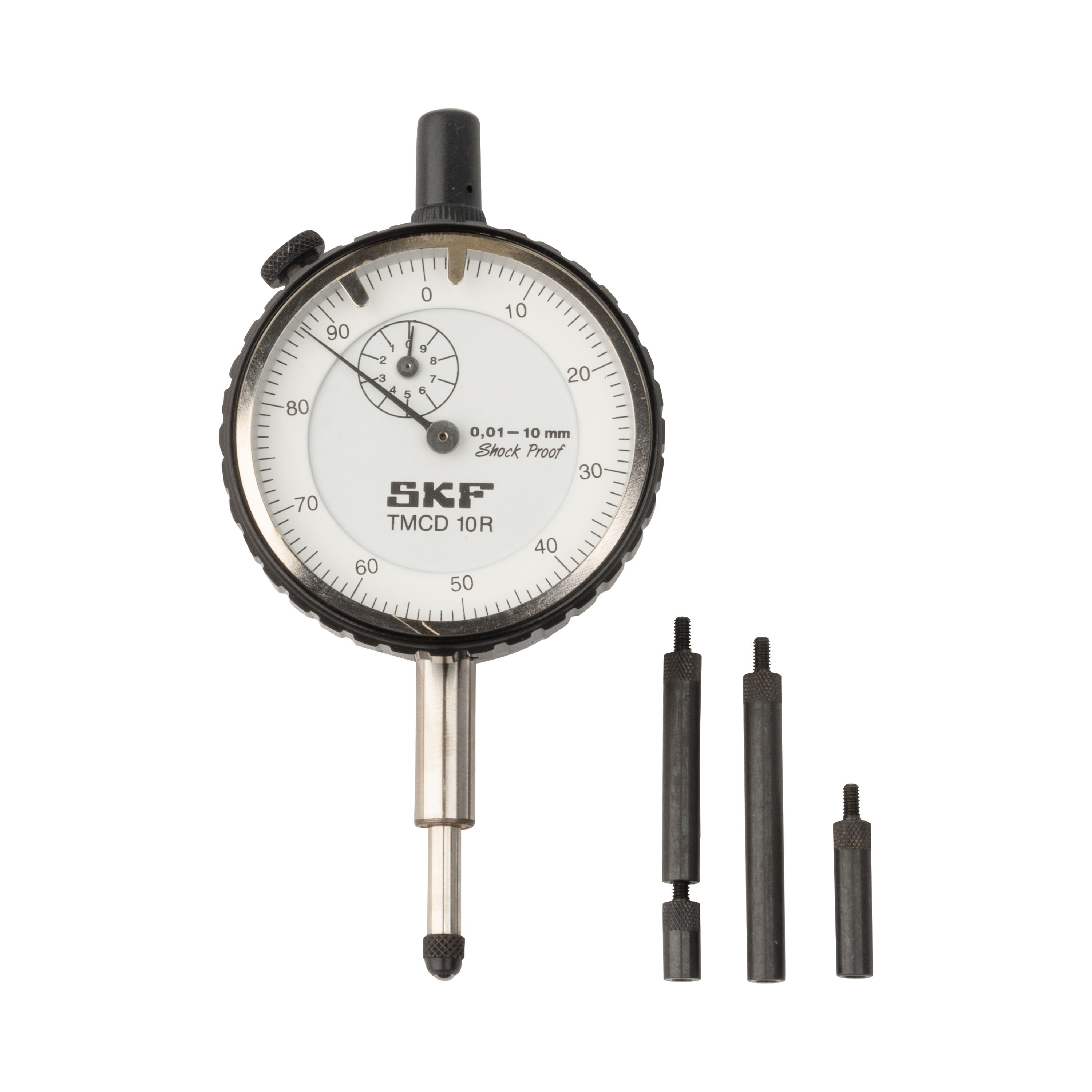 Картинка TMCD 10 R   горизонтальный циферблатный индикатор SKF от компании «BC Industry» - Профессиональное оборудование для обслуживания промышленных трансмиссий, подшипниковых узлов, валов, ременного привода, шкивов, валов. Инструменты монтажа и демонтажа подшипников, выверка шкивов, соосности, лазерная центровка валов - Алматы, Шымкент, Казахстан..