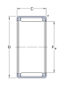 HK 1210 AS1   подшипник  SKF