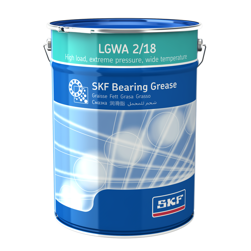 Картинка LGWA 2/18  смазка SKF от компании «BC Industry» - Промышленные смазки высокого качества. Смазочные средства и материалы для промышленного применения. Подбор подходящей смазки - консультации технических специалистов. Смазка для подшипников купить в Шымкенте.