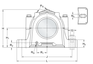 Картинка SAF 518 корпус SKF от компании «BC Industry» - SKF Шымкент, SKF Алматы. Купить подшипники SKF в Шымкенте. Купить подшипники SKF в Алматы. SKF Казахстан.