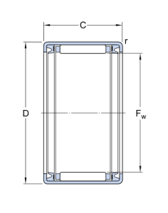 Картинка HK 5024. 2RS   подшипник  SKF от компании «BC Industry» - SKF Шымкент, SKF Алматы. Купить подшипники SKF в Шымкенте. Купить подшипники SKF в Алматы. SKF Казахстан.