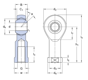 Картинка SILKB 8 E   подшипник  SKF от компании «BC Industry» - SKF Шымкент, SKF Алматы. Купить подшипники SKF в Шымкенте. Купить подшипники SKF в Алматы. SKF Казахстан.