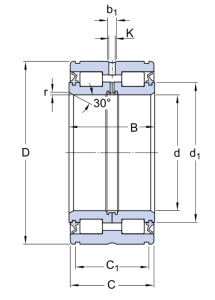 Картинка NNF 5017 ADB-2LSV   подшипник  SKF от компании «BC Industry» - SKF Шымкент, SKF Алматы. Купить подшипники SKF в Шымкенте. Купить подшипники SKF в Алматы. SKF Казахстан.