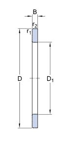Картинка GS 81109   Кольцо SKF от компании «BC Industry» - SKF Шымкент, SKF Алматы. Купить подшипники SKF в Шымкенте. Купить подшипники SKF в Алматы. SKF Казахстан.