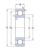6205 ETN9/C3   подшипник SKF